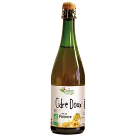 Cidre doux pur jus bio (75cl)