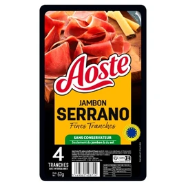 Jambon Cru Fines et Fondantes Serrano (67g)