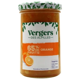 Confiture 65% de fruits orange (300g)