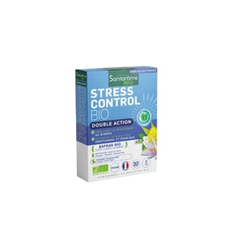 Complément Alimentaire Anti-Stress Double Action Safran Bio Stress Control (x30)