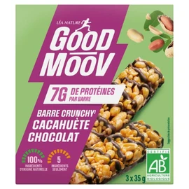 Barres Crunchy Cacahuète Chocolat (150g)