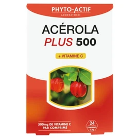 Complément Alimentaire Acérola Plus 500 Vitamine C (x24)