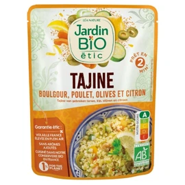 Tajine boulgour poulet olive et citron bio (220g)