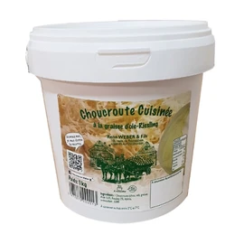 Choucroute cuite à la graisse d'oie et au riesling (1kg)