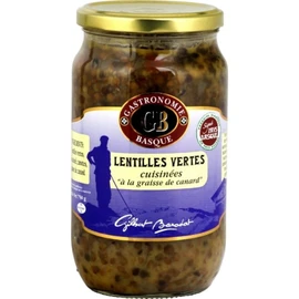 Plat cuisiné lentilles vertes cuisinées (750g)
