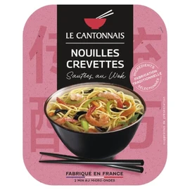Nouilles sautées aux crevettes (300g)