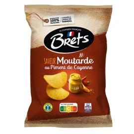 Chips craquant saveur moutarde piment (125g)