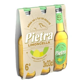 Bière Aromatisée au Citron Corse Limoncella 6% (3x33cl)