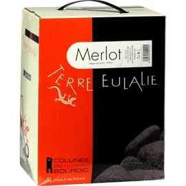 Vin rouge vin de pays d'Oc Merlot (5l)