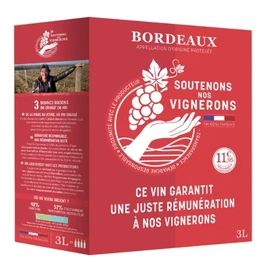 Vin Rouge AOP Bordeaux (3l)