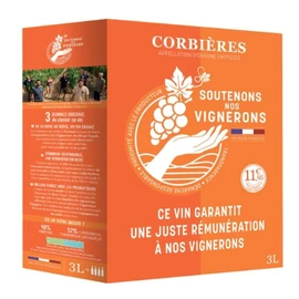 Vin Rouge AOP Corbières (3l)