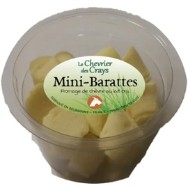 Fromage de chèvre mini-barattes LE CHEVRIER DES CRAYS (80g)