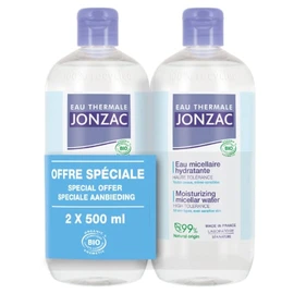 Eau micellaire Visage Yeux Peau Sensible Hydratante (2x500ml)