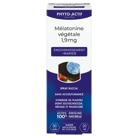 Complément Alimentaire Mélatonine Végétale Endormissement +Rapidement (20ml)