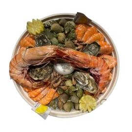 Plateau de fruits de mer Le tête à tête sur les flots