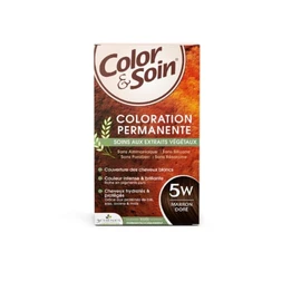 Coloration Permanente 5W Marron Doré Sans Ammoniaque Color et Soin