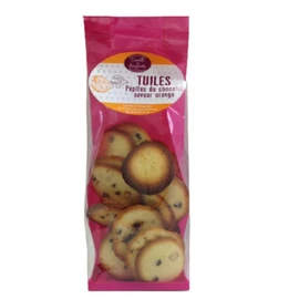 Tuiles pépites chocolat orange (170g)
