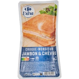 Croque-monsieur jambon & chèvre (200g)