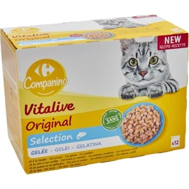 Emincé gelée pour chat au poisson (12x120g)