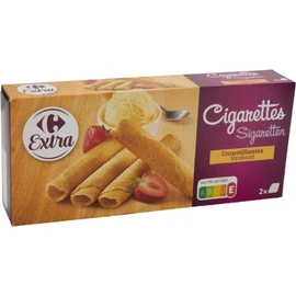 Biscuits cigarettes croustillantes (180g)