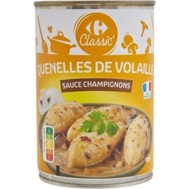 Quenelles de volaille sauce champignons (400g)