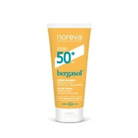 Crème solaire Peau Sensible Très Haute Protection Spf 50+ Invisible Résistant à l'Eau (50ml)