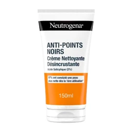Soin Visage Anti Points Noirs Crème Nettoyante Désincrustante à l'Acide Salicylique (150ml)