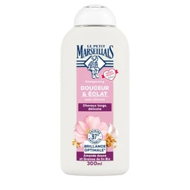Shampoing Douceur et Eclat Cheveux longs et délicats Amande douce et Graines de lin Bio (300ml)
