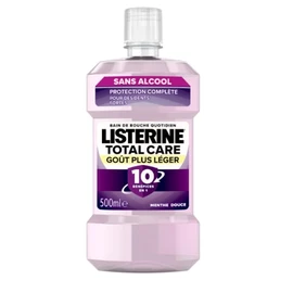 Bain de Bouche Total Care 10en1 Menthe Douce Sans Alcool (500ml)