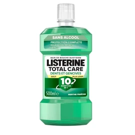 Bain de Bouche Dents Et Gencives 10en1 Menthe Fraîche Sans Alcool (500ml)