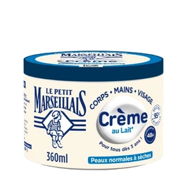 Crème  au Lait pour tous dès 3 ans Corps, Mains & Visage (360ml)