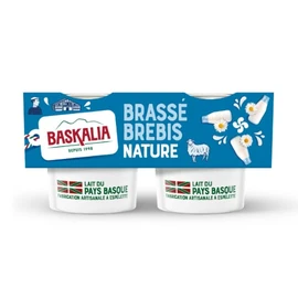 Yaourts de brebis brassé nature (2x125g)