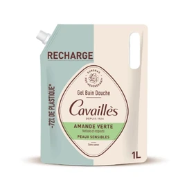 Gel douche Peaux Sensibles Surgras à l'Amande Verte (1l)