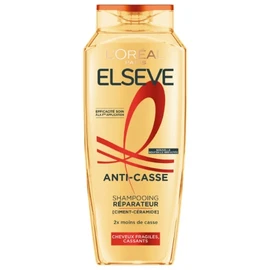 Shampoing Réparateur Anti-Casse Cheveux Fragiles et Cassants Ciment-céramide Elseve (300ml)