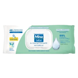 Lingettes Bébé à l'Eau Nettoyante Naturel (x48)