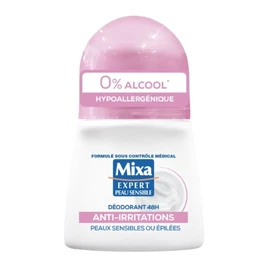 Déodorant bille Anti-Irritations 48H 0% Alcool Peau sensible (50ml)
