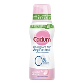 Déodorant spray Efficacité 48h Argil'protect Douceur de Rose (100ml)