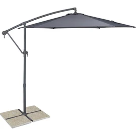 Parasol Déporté à Manivelle D3m Gris Ronda