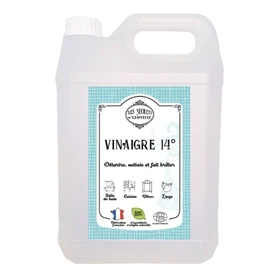 Nettoyant Ménager au Vinaigre 14° Détartre Nettoie et Brille (5l)
