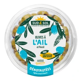 Olives à l'ail (140g)