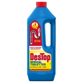 Déboucheur WC Spécial Toilettes Gel Epais à la Javel et Soude (1l)