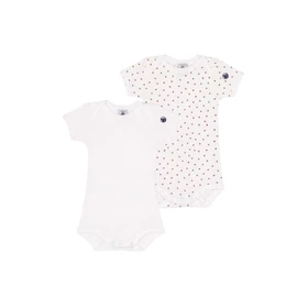 Body bébé rouge/blanc 3 mois