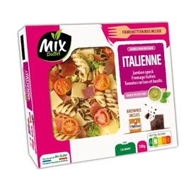 Salade à l'Italienne Jambon Fromage Tomates Cerises et Basilic (320g)