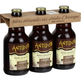 Bière Ambrée Antidote 6% (3x33cl)