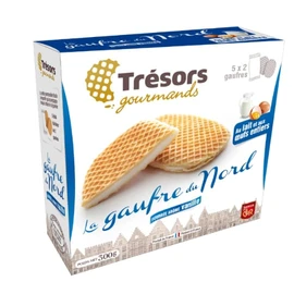 Gaufres Fourrées Vanille La Gaufre du Nord (300g)
