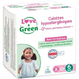 Culottes Hypoallergéniques Taille 6