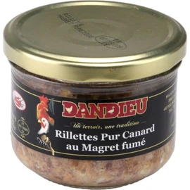 Rillettes canard au magret fumé (180g)