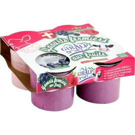 Yaourts myrtille framboise (4x125g)