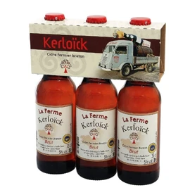 Cidre fermier breton brut (3x33cl)