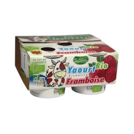 Yaourts bio framboise (4x125g)